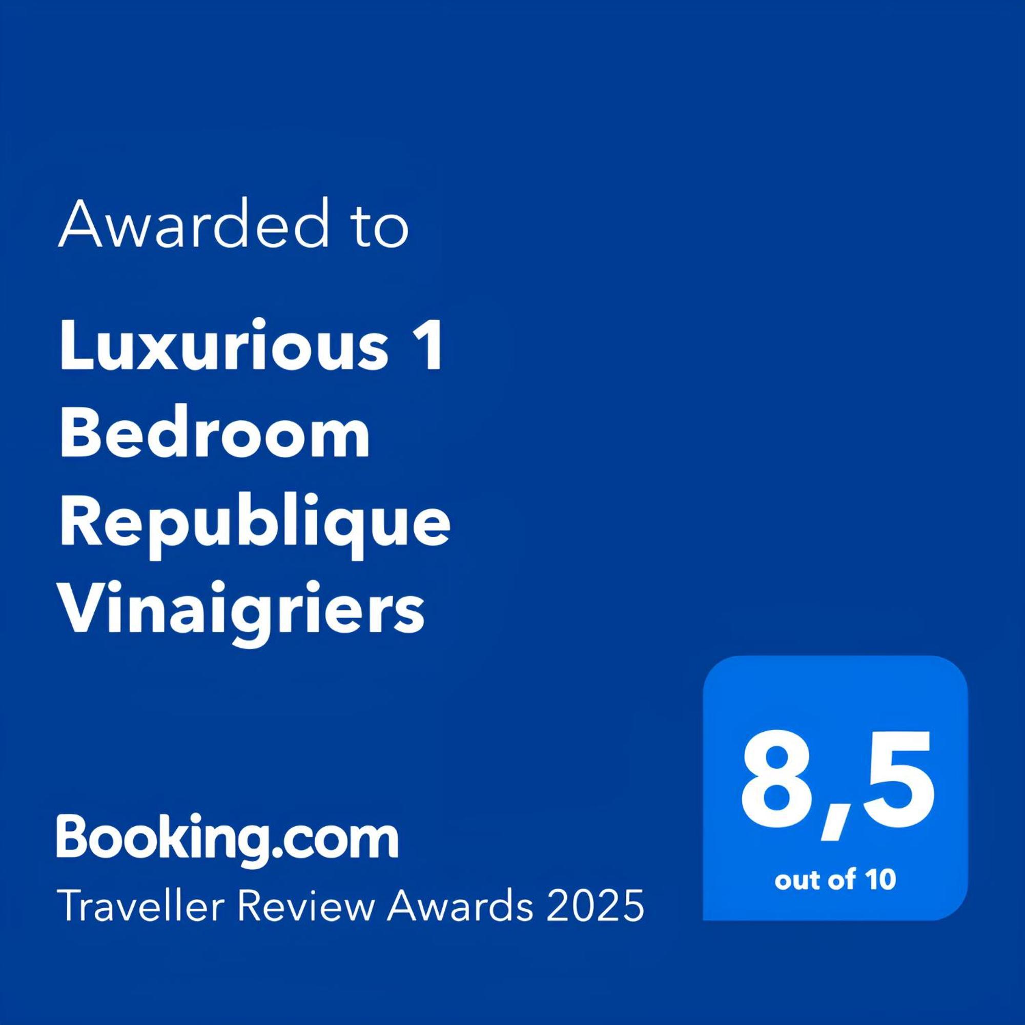 Luxurious 1 Bedroom Republique Vinaigriers Free Netflix Париж Екстер'єр фото